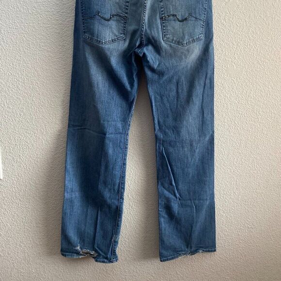 7 For All Mankind Relaxed Fit Jeans Medium Wash Size 31 x 30.5 Zip Fly - Picture 8 of 8